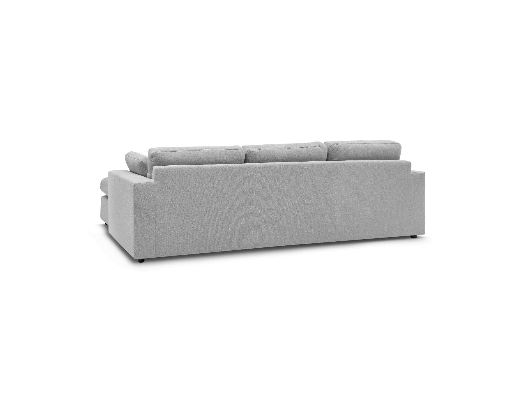 Belair - Sofá esquinero fijo reversible compacto - Tejido