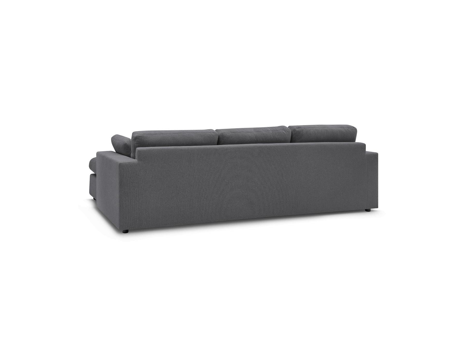 Belair - Sofá esquinero fijo reversible compacto - Tejido