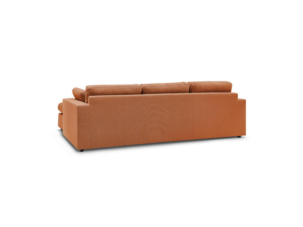 Belair - Sofá esquinero fijo reversible compacto - Tejido