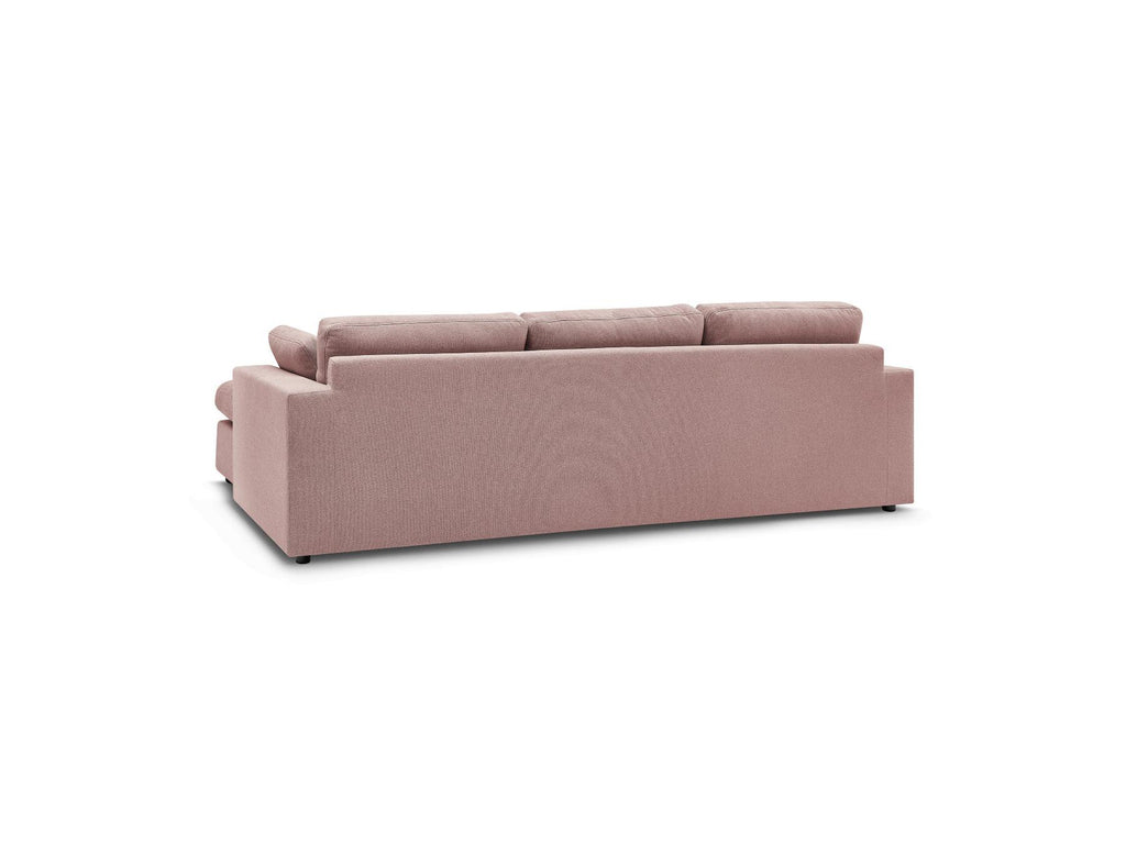 Belair - Sofá esquinero fijo reversible compacto - Tejido
