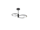 Evan Steel Ceiling Light - Black