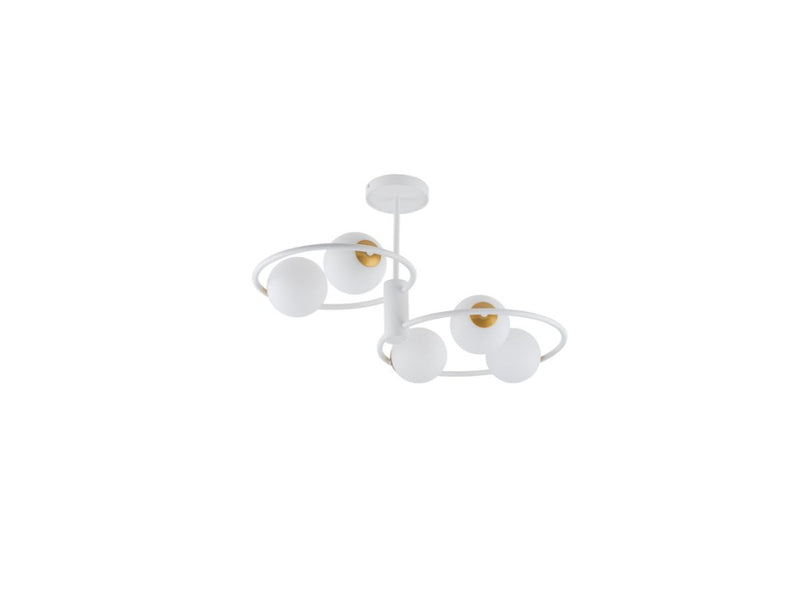 Evan Steel Ceiling Light - White