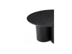 Lucia - Table Basse Ronde - Placage Chêne Massif