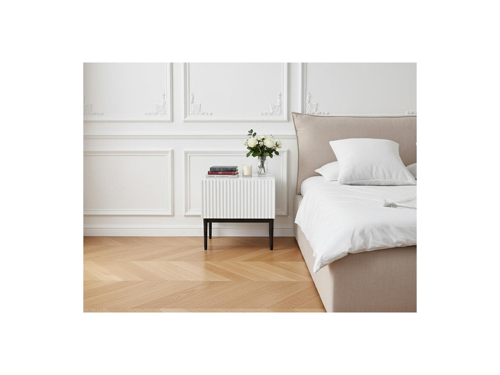 Kasha - Lot De 2 Chevets Tiroir - Pieds Noir