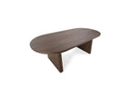 Pablo - Table À Manger Ovale - Placage Noyer