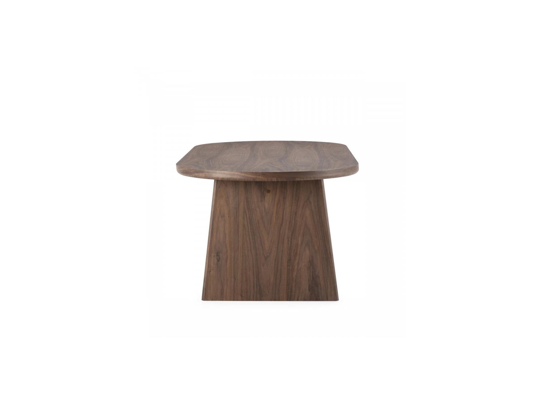 Pablo - Table À Manger Ovale - Placage Noyer