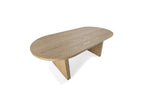Pablo - Table À Manger Ovale - Placage Noyer