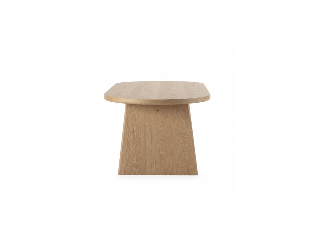Pablo - Table À Manger Ovale - Placage Noyer