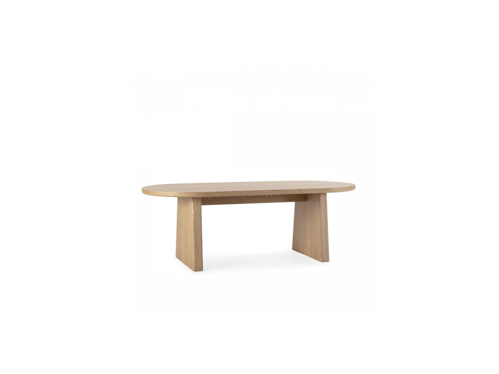 Pablo - Table À Manger Ovale - Placage Noyer