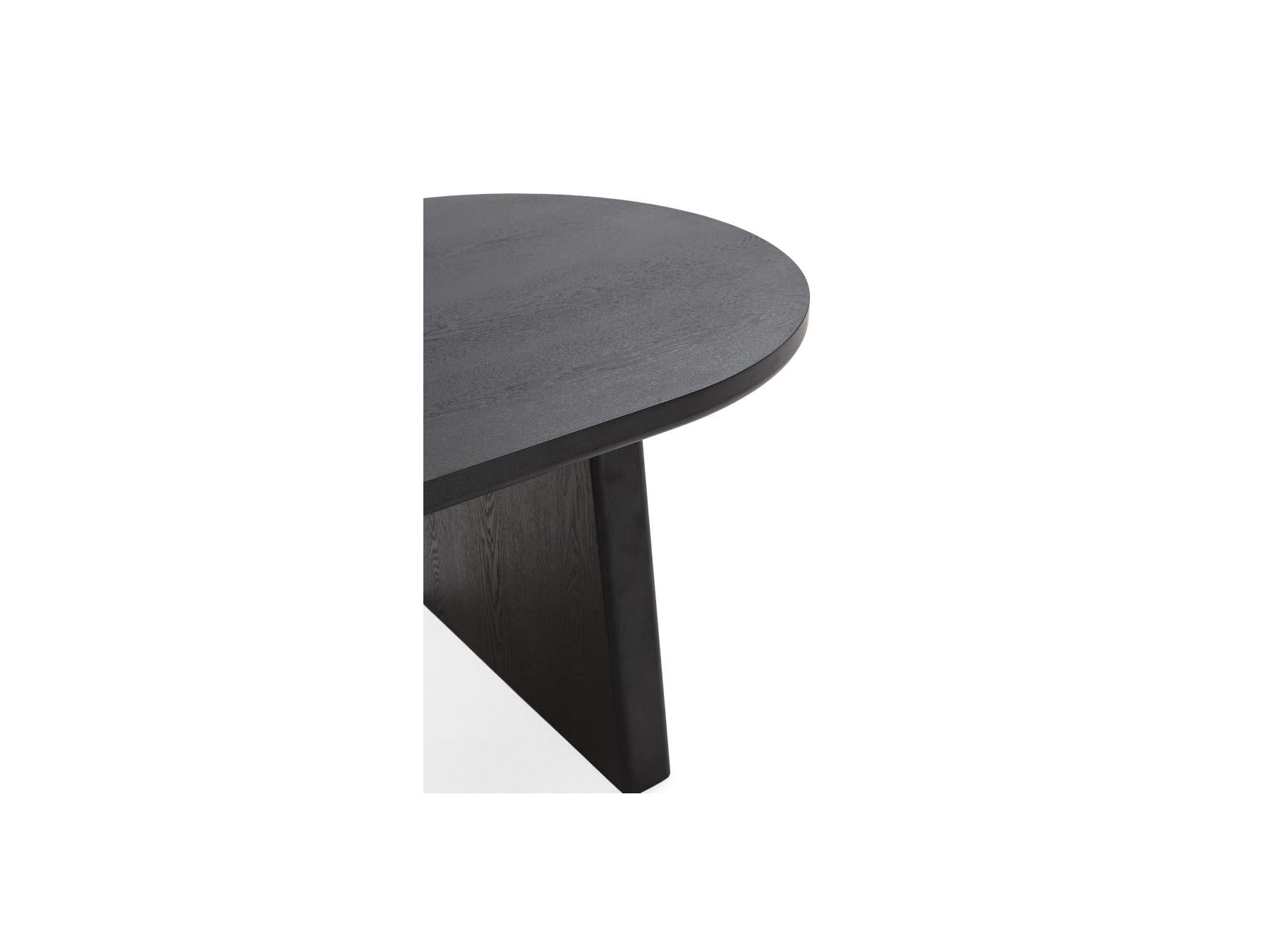Pablo - Table À Manger Ovale - Placage Noyer