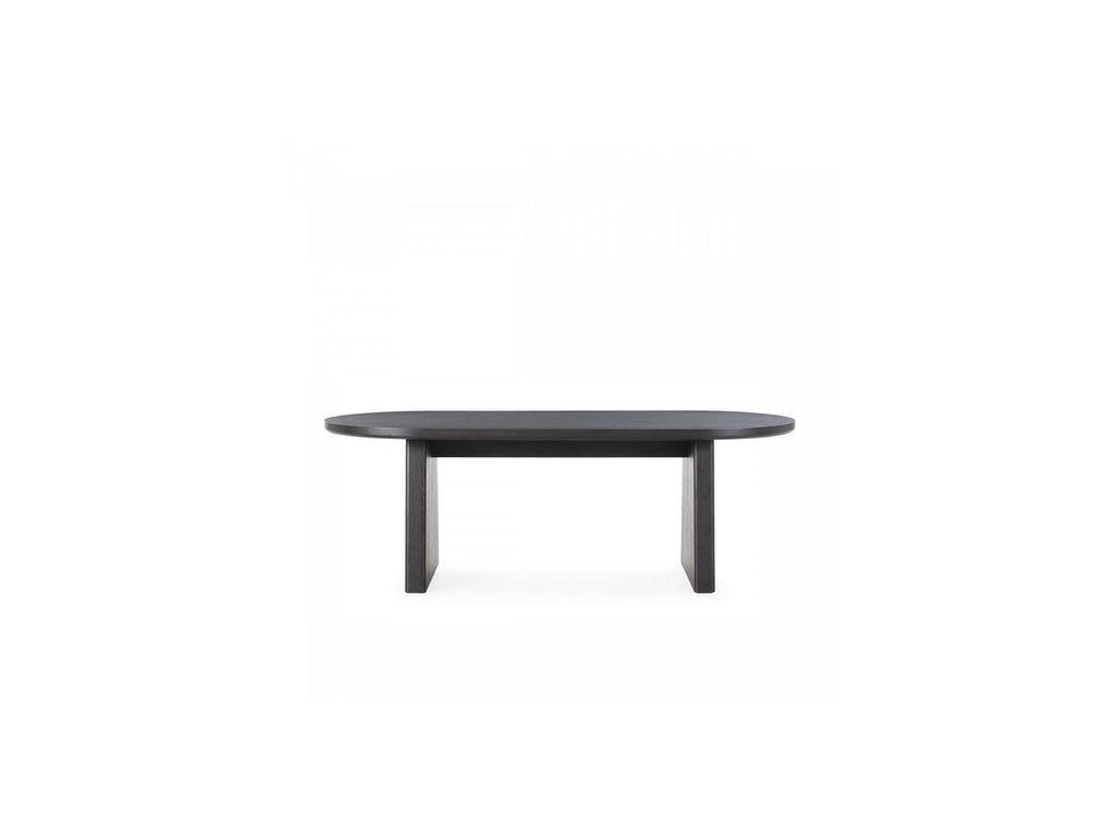 Pablo - Table À Manger Ovale - Placage Noyer