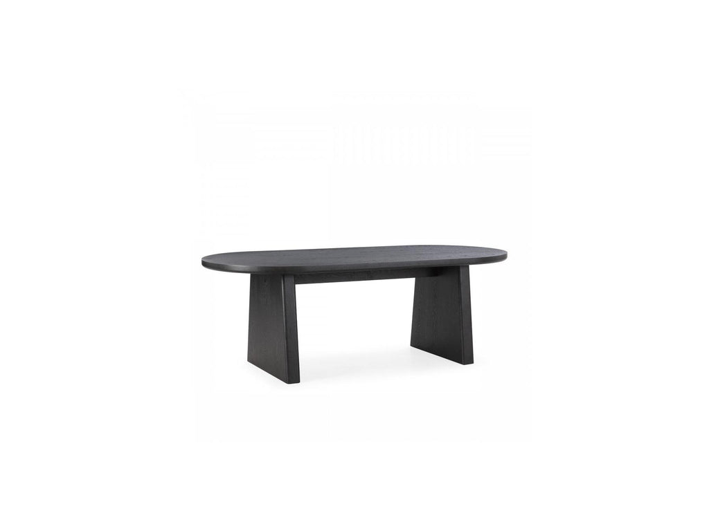 Pablo - Table À Manger Ovale - Placage Noyer