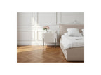Mathilde - 1-Drawer Bedside Table - Black Legs
