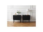 Kasha - Lot De 2 Chevets Tiroir - Pieds Noir
