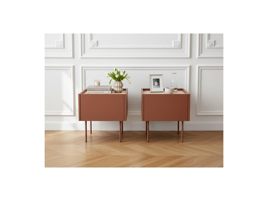 Atlas - Lot De 2 Chevets 1 Tiroir