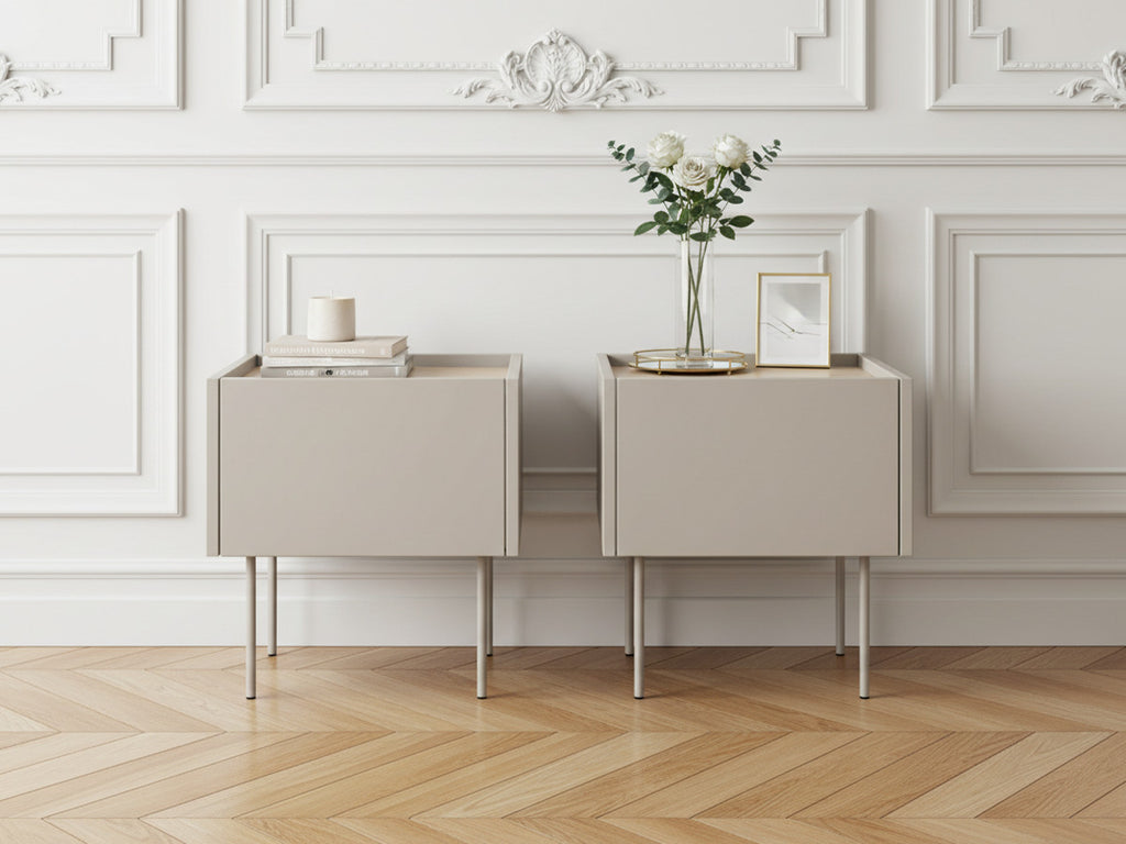 Atlas - Lot De 2 Chevets 1 Tiroir