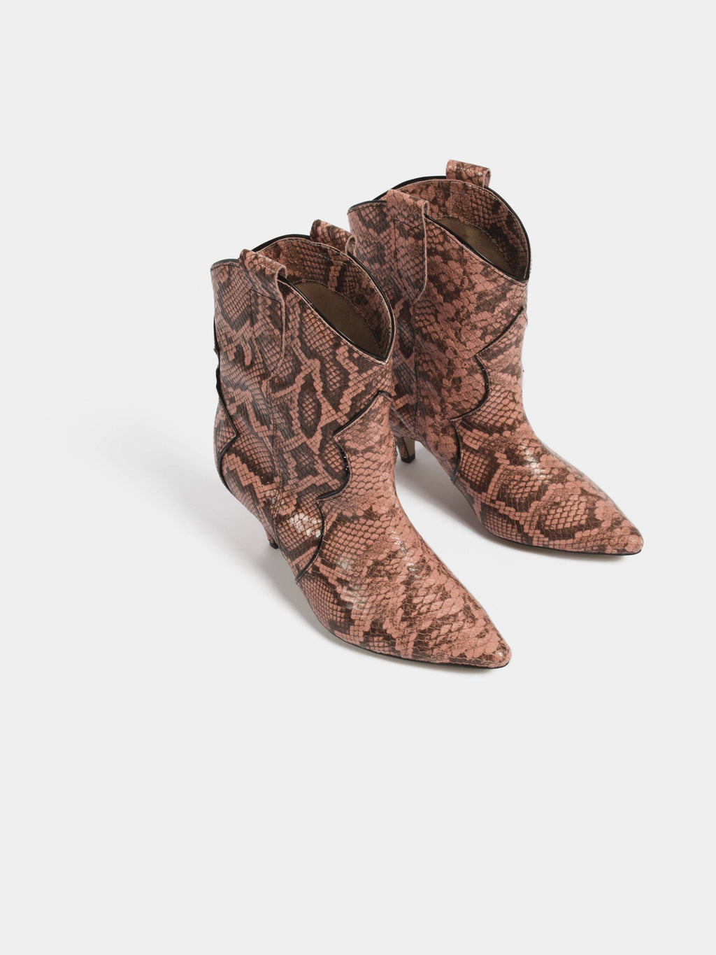 Botines Reach Out More - Naranja Y Negro