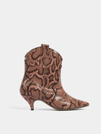 Botines Reach Out More - Naranja Y Negro