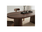 Pablo - Table À Manger Ovale - Placage Noyer