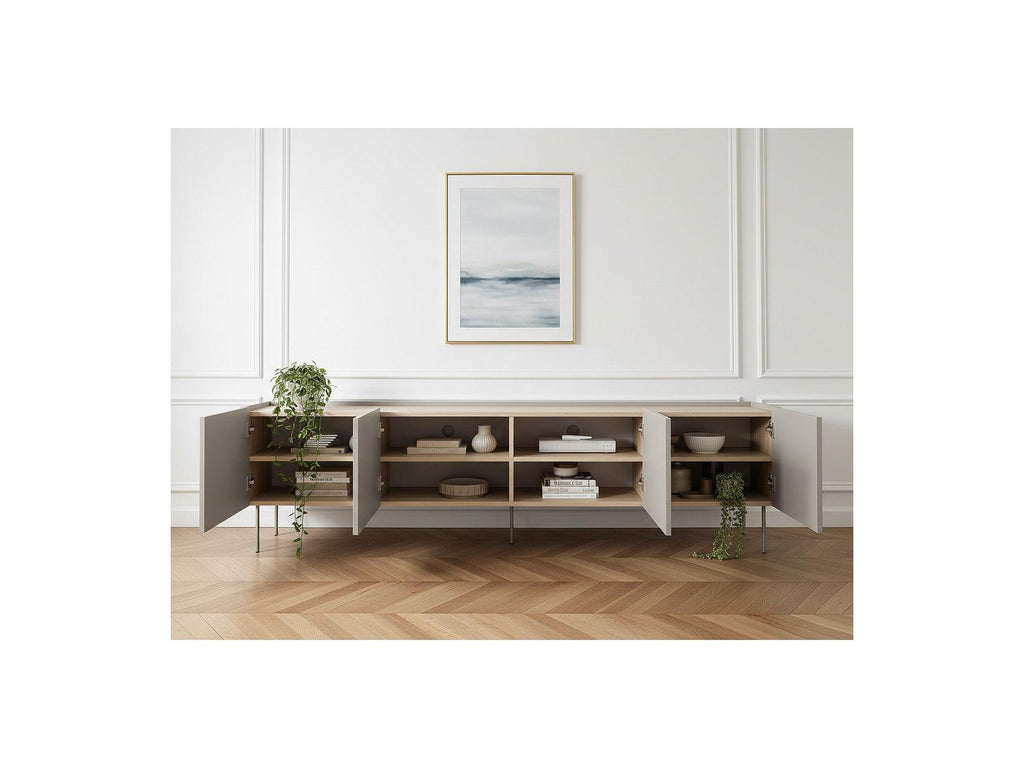 Atlas - Ensemble Avec Buffet 220 Cm + Meuble Tv 220 Cm