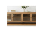 Carmen - 4-Door TV Unit - Solid Oak Veneer