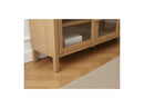 Carmen - 4 Door TV Unit - Solid Oak Veneer