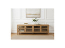 Carmen - 4 Door TV Unit - Solid Oak Veneer