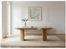 Prado - Table À Manger Ronde Extensible 110 À 210 Cm - Placage Chêne Massif