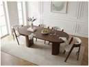 Prado - Table À Manger Ronde Extensible 110 À 210 Cm - Placage Chêne Massif