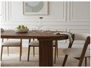 Prado - Table À Manger Ronde Extensible 110 À 210 Cm - Placage Chêne Massif