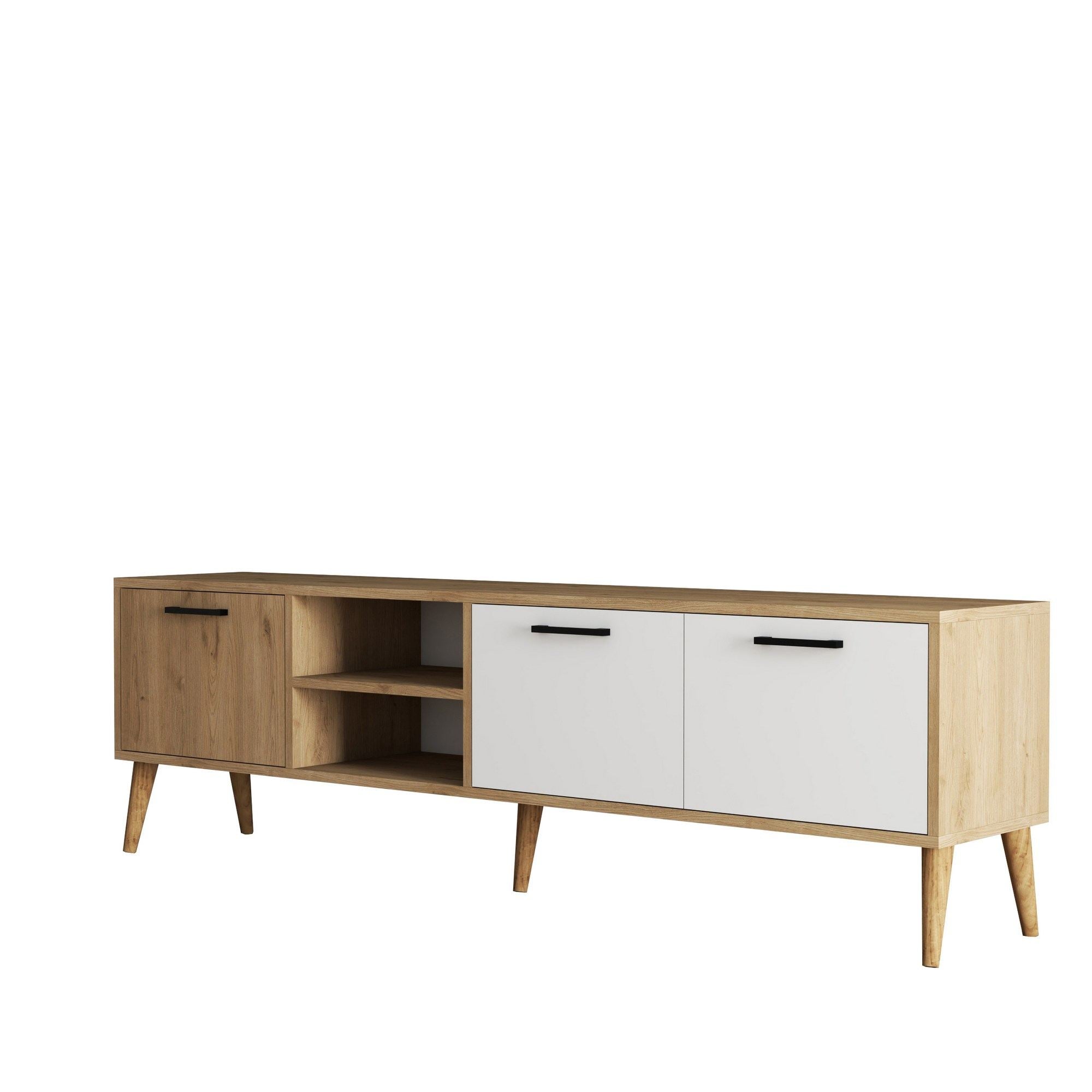 Meubles Tv Exxen - Chêne / Blanc