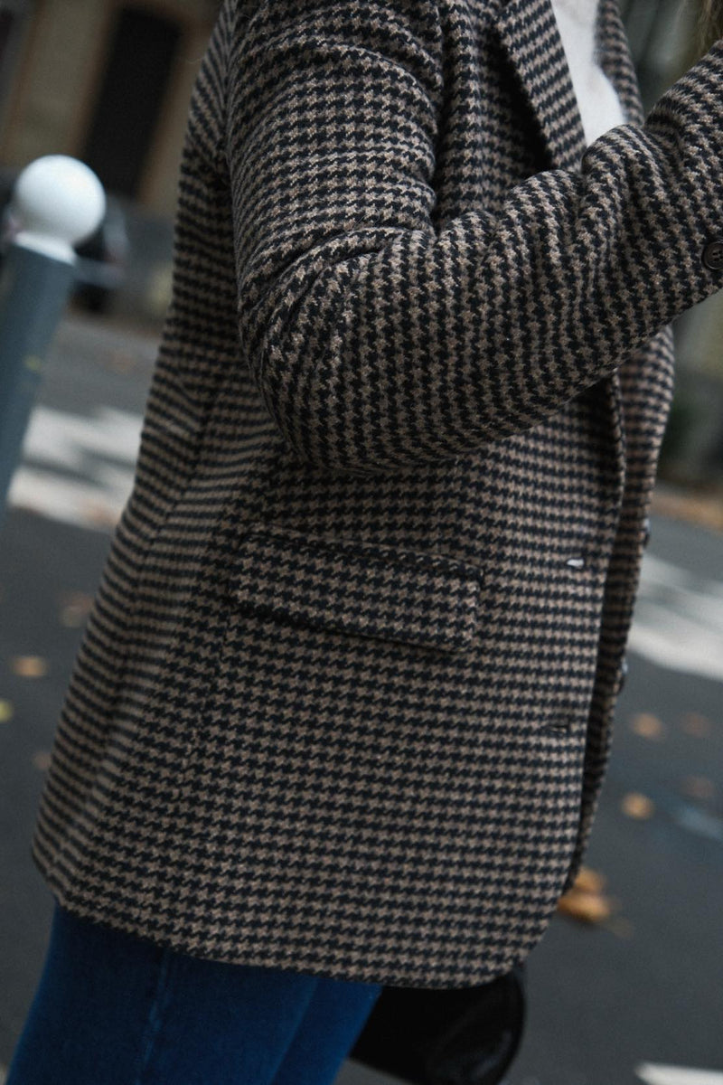 Blazer Gustave Pied De Poule