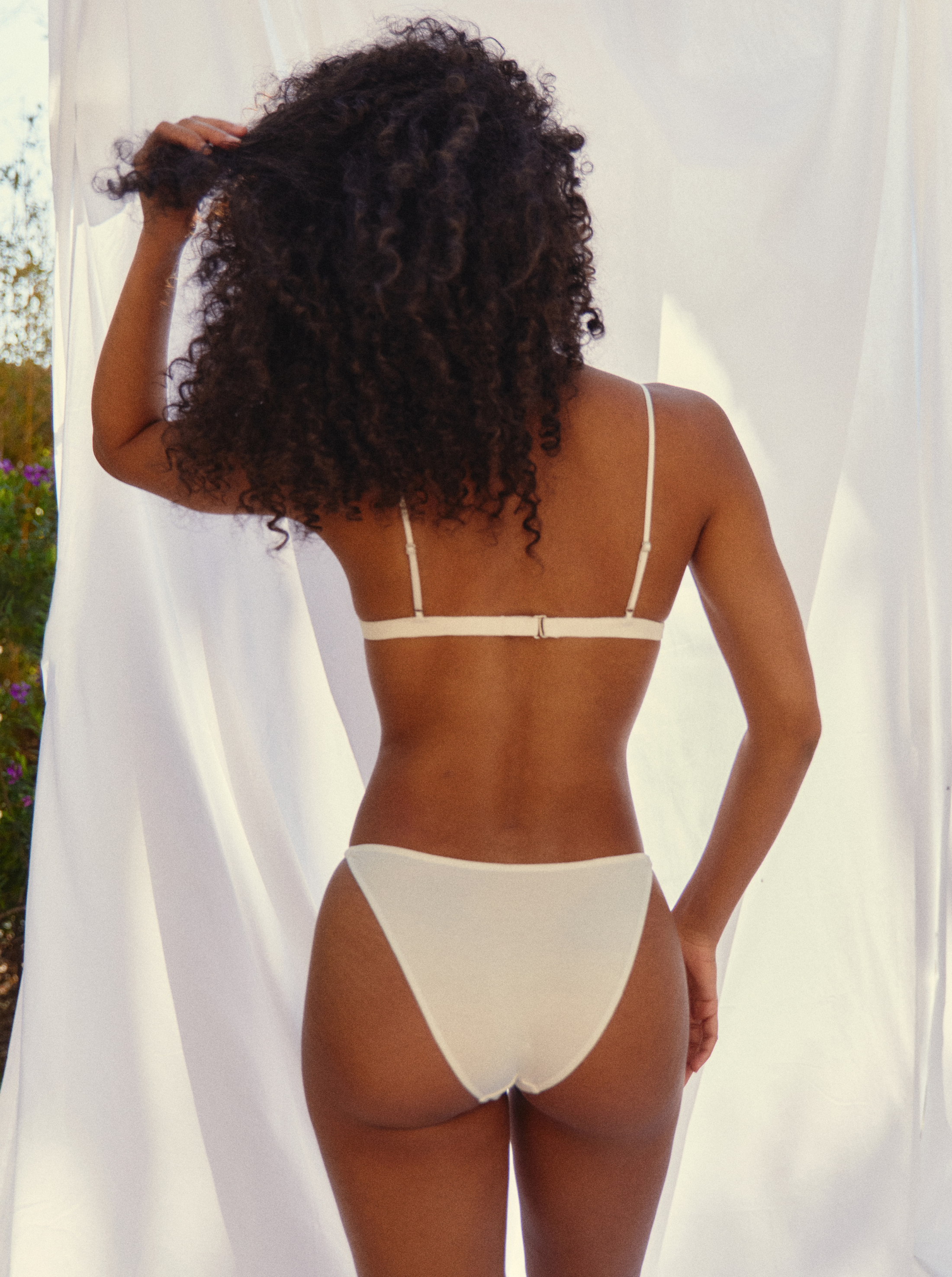 Braguita Básica de algodón Blanco