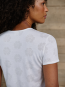 Tee-Shirt Full White Daisies