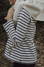 Marinière - Marshmallow / Smoking - Femme