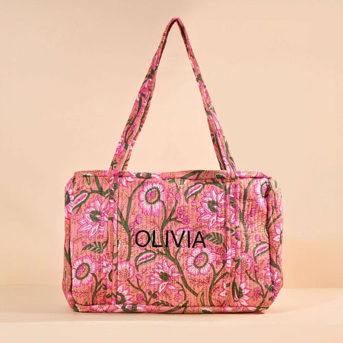 Sac Week-end ou à langer Lola.LOLAV2006.Couleur: Rose pastel