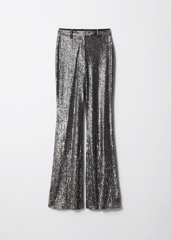 Pantalón de lentejuelas St Cher. - Gris