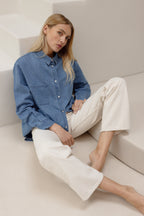 Le Dean Jeans - Ecru Denim