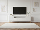 Kasha - Mueble TV con nicho - Patas doradas