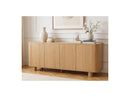 Conjunto Con Aparador + Mueble TV - Malo - Chapa De Roble Macizo