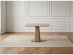 Noa - Table À Manger Carrée 120 Cm Placage Chêne