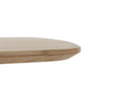 Noa - Table À Manger Carrée 120 Cm Placage Chêne