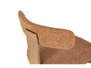 Ensemble Pablo Avec Table À Manger Ovale Placage Noyer + Chaises Tanya Tissu Texturé - Lot De 6 Chaises