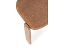 Ensemble Pablo Avec Table À Manger Ovale Placage Noyer + Chaises Tanya Tissu Texturé - Lot De 6 Chaises