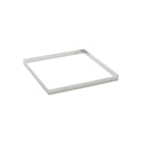 Cercle À Tarte Carré Inox Bord Droit 28X24Cm H2Cm