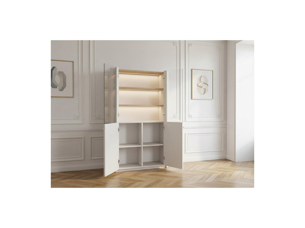 Anyra - Mueble vitrina 2 puertas Al. 138 cm