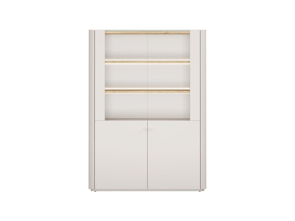 Anyra - Mueble vitrina 2 puertas Al. 138 cm