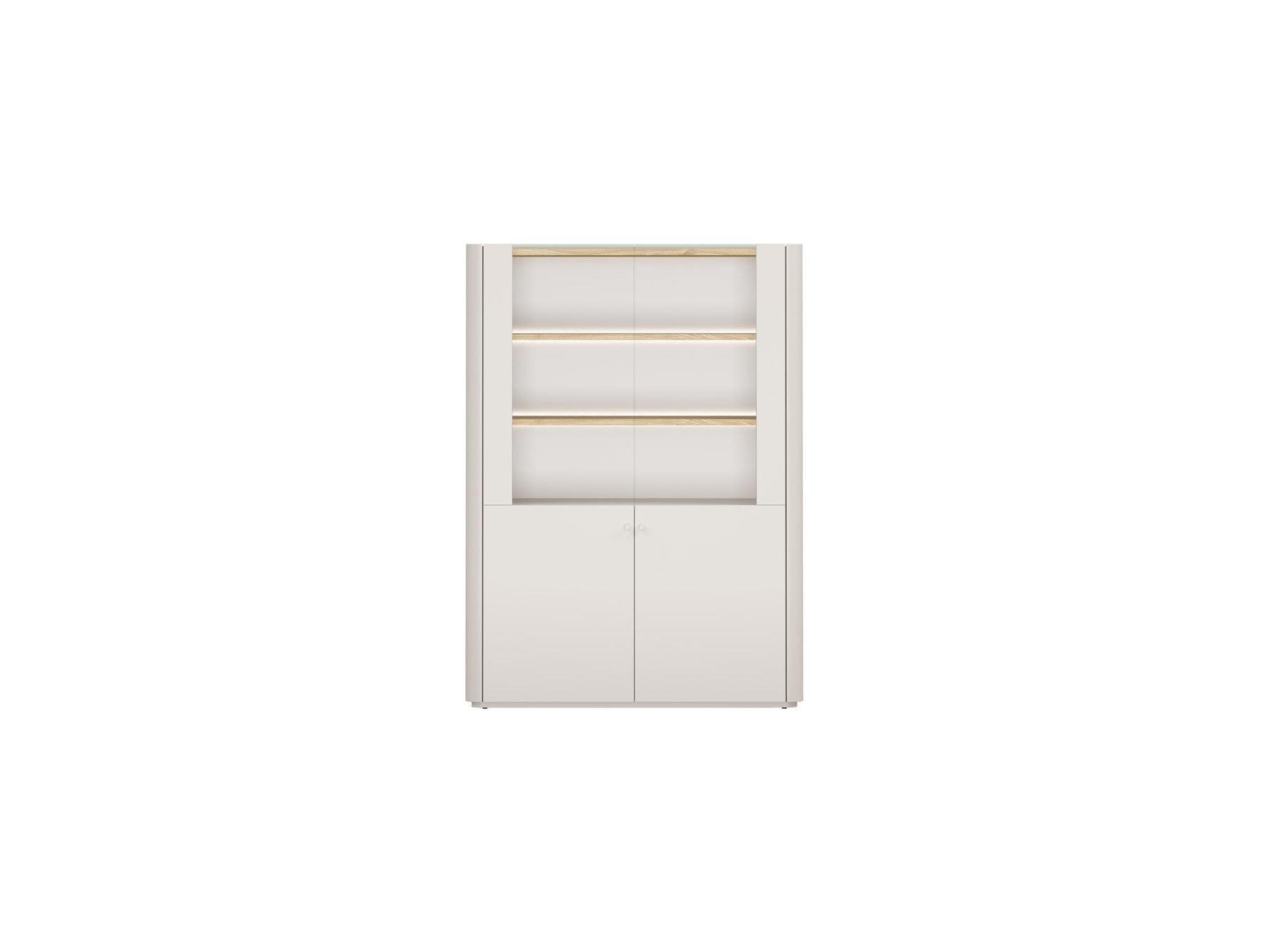 Anyra - Mueble vitrina 2 puertas Al. 138 cm