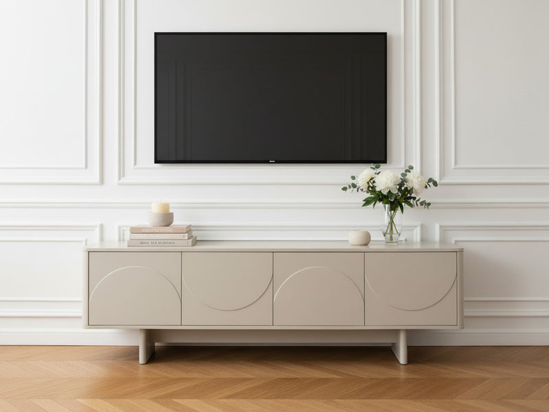 Mueble TV Esteban de 4 puertas Formas Geométricas