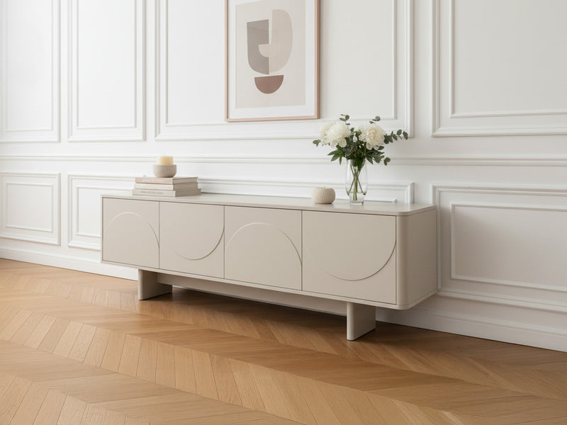 Mueble TV Esteban de 4 puertas Formas Geométricas